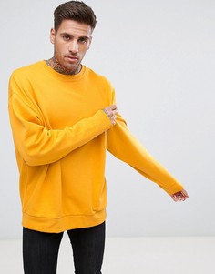 Желтый оверсайз-свитшот ASOS - Желтый
