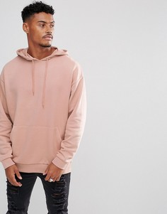Розовое oversize-худи ASOS - Розовый