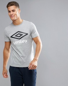 Футболка с логотипом Umbro - Серый