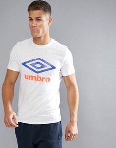 Футболка с логотипом Umbro - Белый