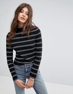 Топ в полоску с высоким воротом Levis - Черный Levis®