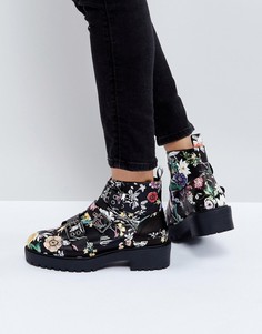 Ботинки с пряжками ASOS ALINA - Мульти