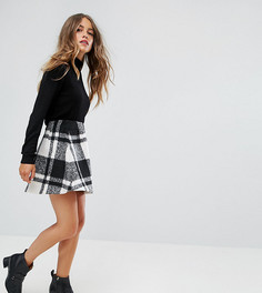 Мини-юбка в клетку ASOS PETITE - Мульти