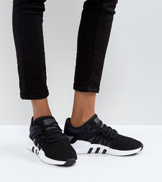 Черно-белые кроссовки adidas Originals EQT Racing Adv - Черный
