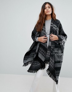 Куртка с узором и шалевым воротником Vero Moda - Черный