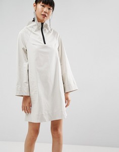 Платье с воротником-стойкой ASOS WHITE - Светло-серый