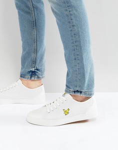 Белые кеды с перфорацией Lyle &amp; Scott - Белый