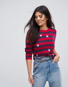 Джемпер из кашемировой смеси Tommy Hilfiger Denim - Красный