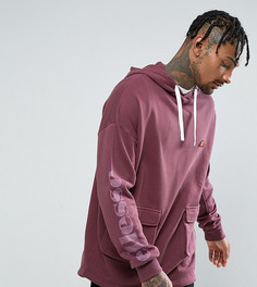 Худи фиолетового цвета с принтом на рукаве Ellesse - Фиолетовый