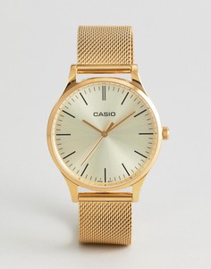 Золотистые часы Casio LTP-E140G-9AEF - Золотой