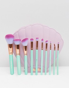 Набор из 10 кистей для макияжа Spectrum The Glam Clam - Бесцветный