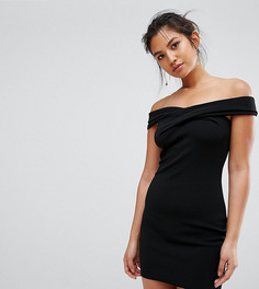 Платье миди с открытыми плечами эксклюзивно для Bec &amp; Bridge Luxe - Черный