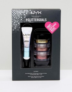 Набор основ под макияж с блестками Glitter Goals NYX Professional Make Up - Мульти