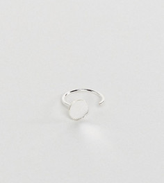 Серебряное кольцо-обманка для губы ASOS - Серебряный