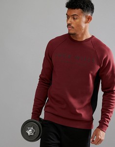 Красный свитер колор блок с круглым вырезом Jack Wills Sporting Goods Seagrave - Красный