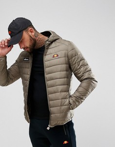 Зеленая дутая куртка с капюшоном Ellesse - Зеленый