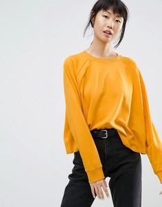 Свободный свитшот ASOS - Желтый