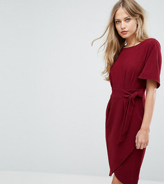 Платье с рукавами‑кимоно и поясом Closet London - Фиолетовый