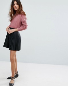 Плиссированная мини-юбка Vero Moda - Черный