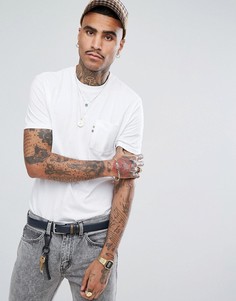 Белая футболка с карманом и логотипом Aquascutum Wilmslow - Белый