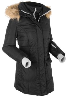 Стеганая куртка 2 в 1 (черный) Bonprix