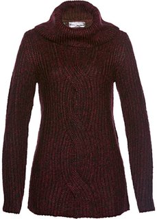 Пуловер (кленово-красный меланж) Bonprix