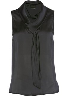 Блузка без рукавов (черный) Bonprix
