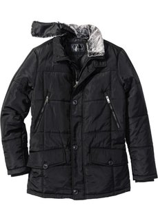 Длинная зимняя куртка (черный) Bonprix