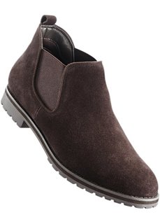 Замшевые ботинки-челси (темно-коричневый) Bonprix