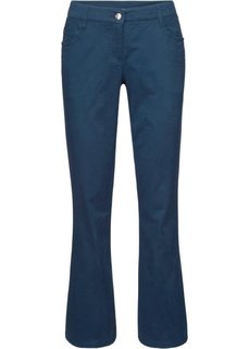Брюки Bootcut из эластичного хлопка (темно-синий) Bonprix