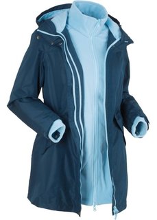Функциональная куртка 3 в 1 (темно-синий/нежно-голубой) Bonprix