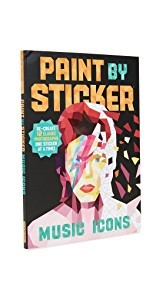 Books with Style Paint By Stickers: Music Icons