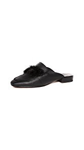 Dolce Vita Maura Flat Feather Mules