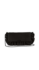 Loeffler Randall Ruffled Tab Clutch