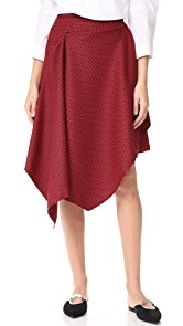 Marques Almeida Deconstructed Drape Front Skirt