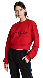 Rodarte Radarte Los Angeles Cropped Sweatshirt