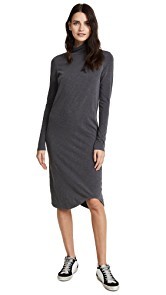 SUNDRY Mock Neck Dress