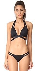Vitamin A Adriana Wrap Halter Top