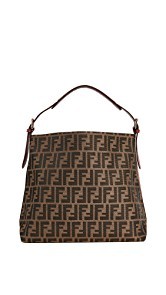 What Goes Around Comes Around Fendi Red Zucca Shoulder Bag (Previously Owned)