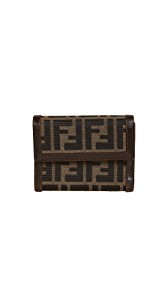 What Goes Around Comes Around Fendi Zucca Wallet (Previously Owned)