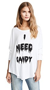 Wildfox Need Candy Perry Thermal Tee