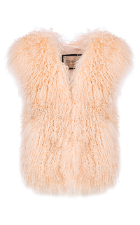Жилет из меха тибетской овцы Virtuale Fur Collection