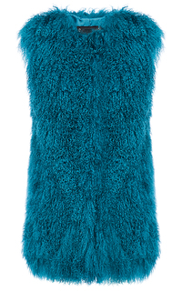 Жилет из меха тибетской овцы Virtuale Fur Collection