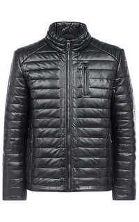 Кожаная куртка на синтепоне Urban Fashion for men