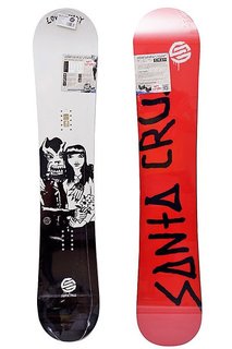 Сноуборд Santa Cruz Love Is Scarry 156 White