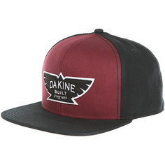 Бейсболка с прямым козырьком Dakine Built Garnet/Black