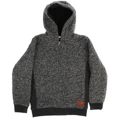 Толстовка классическая детская Quiksilver Kellersherpayth Dark Grey Heather