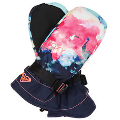 Варежки сноубордические женские Roxy Jetty Se Mitt Neon Grapefruit
