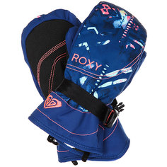 Варежки сноубордические детские Roxy Jett Gir Mitt Sodalite Blue haveli