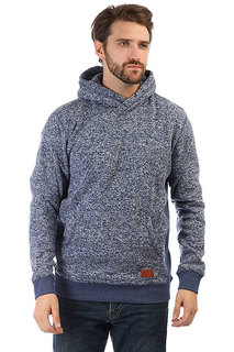 Толстовка кенгуру Quiksilver Kellerhood Medieval Blue Heathe